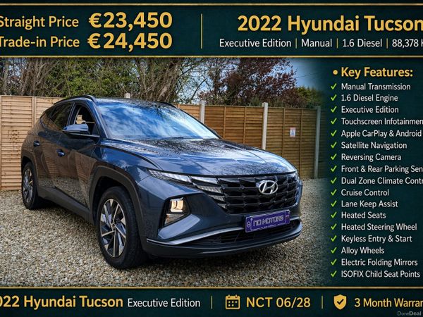 Hyundai Tucson SUV, Diesel, 2022, Blue
