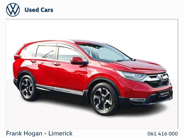 Honda CR-V SUV, Petrol Hybrid, 2019, Red