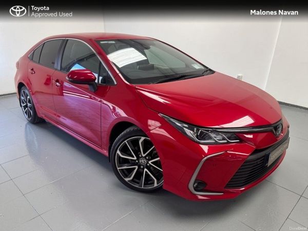 Toyota Corolla Saloon, Petrol Hybrid, 2022, Red
