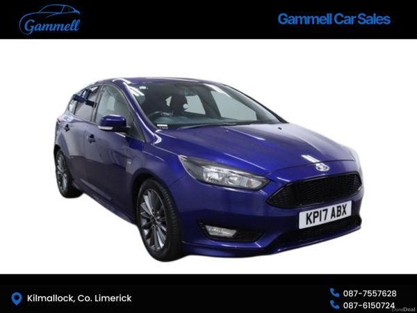 Ford Focus Hatchback, Diesel, 2017, Blue