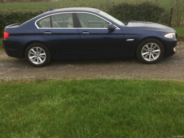 BMW 5-Series Saloon, Diesel, 2013, Blue