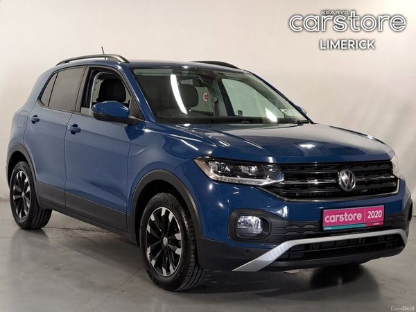Volkswagen T-Cross Hatchback, Petrol, 2020, Blue