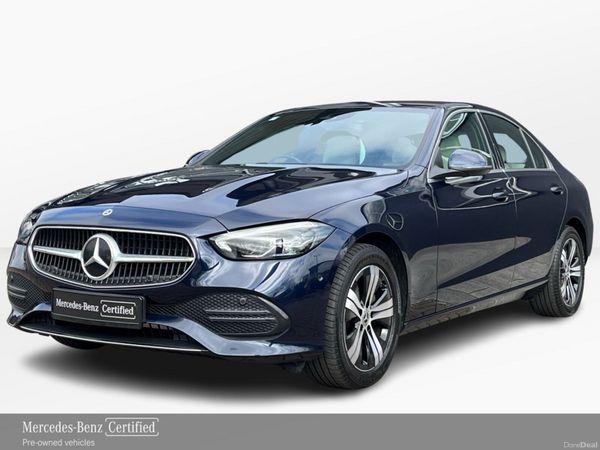 Mercedes-Benz C-Class Saloon, Petrol Hybrid, 2023, Blue