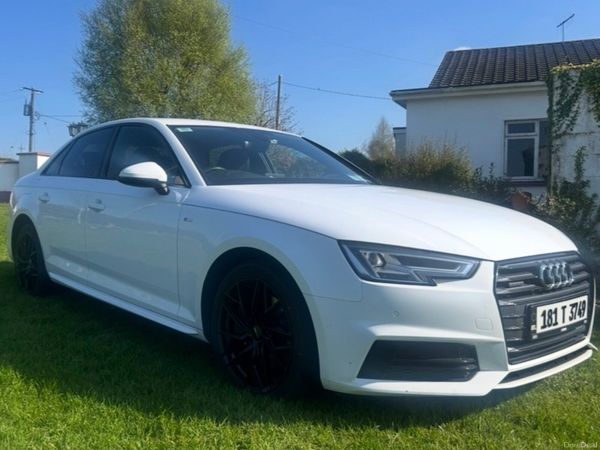 Audi A4 Saloon, Diesel, 2018, White