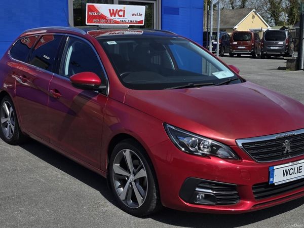Peugeot 308 Estate, Diesel, 2018, Red
