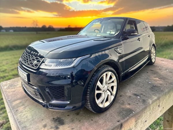 Land Rover Range Rover Sport SUV, Petrol Hybrid, 2018, Black
