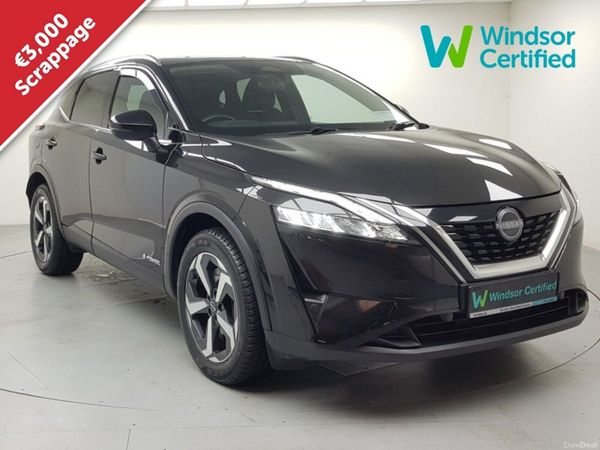 Nissan Qashqai MPV, Petrol Hybrid, 2023, Black