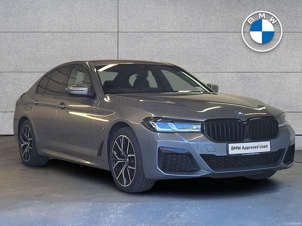 BMW 5-Series Saloon, Petrol Plug-in Hybrid, 2023, Grey