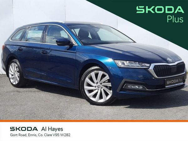 Skoda Octavia Estate, Petrol, 2023, Blue
