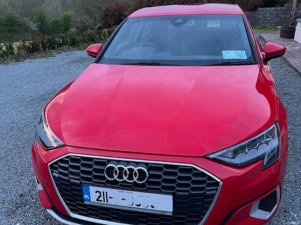 Audi A3 Saloon, Petrol, 2021, Red