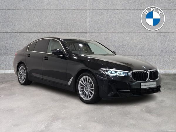 BMW 5-Series Saloon, Petrol Plug-in Hybrid, 2022, Black