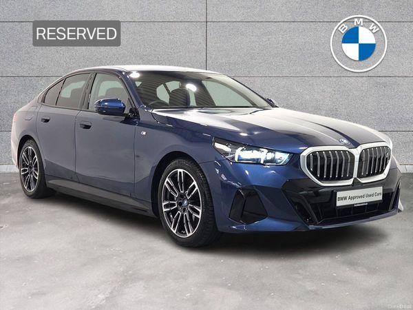 BMW i5 Saloon, Electric, 2024, Blue