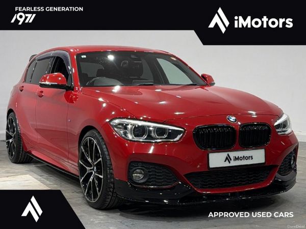 BMW 1-Series Hatchback, Diesel, 2017, Red