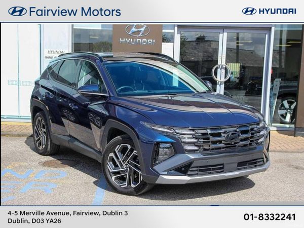 Hyundai Tucson SUV, Petrol Hybrid, 2025, Blue