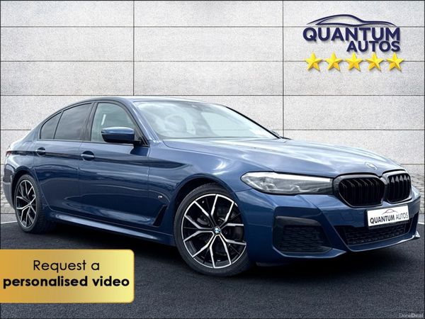 BMW 5-Series Saloon, Diesel, 2022, Blue