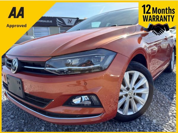 Volkswagen Polo Hatchback, Petrol, 2018, Orange
