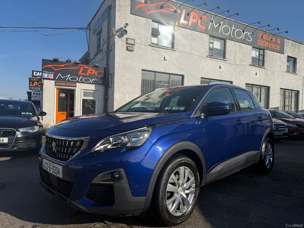 Peugeot 3008 SUV, Petrol, 2017, Blue