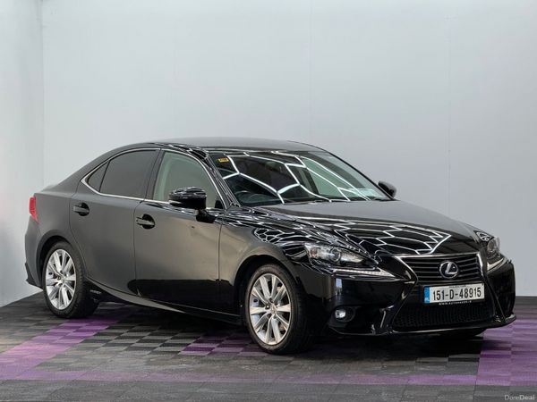 Lexus IS Saloon, Petrol Hybrid, 2015, Black