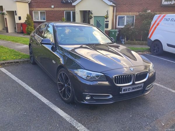 BMW 5-Series Saloon, Diesel, 2016, Brown