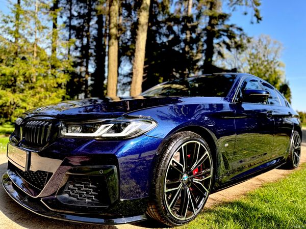 BMW 5-Series Saloon, Diesel, 2021, Blue