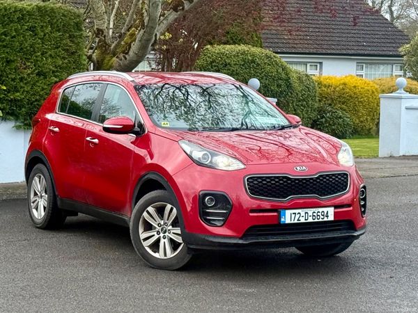 Kia Sportage SUV, Diesel, 2017, Red