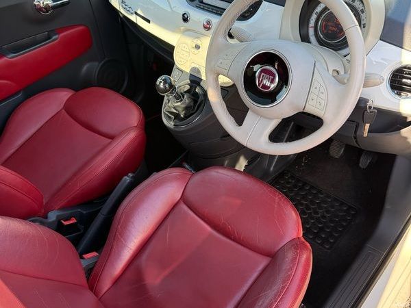 Fiat 500 Hatchback, Diesel, 2008, White