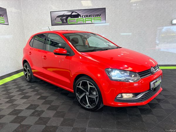 Volkswagen Polo Hatchback, Petrol, 2017, Red