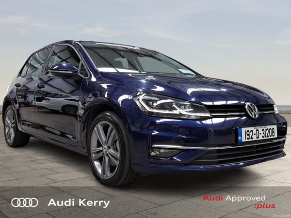 Volkswagen Golf Hatchback, Petrol, 2019, Blue