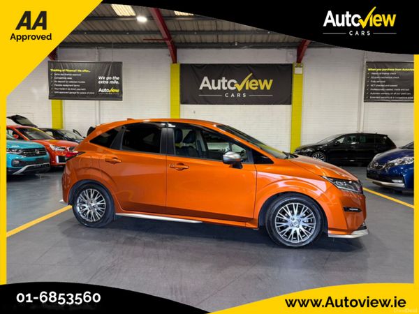 Nissan Note Hatchback, Petrol Hybrid, 2021, Orange