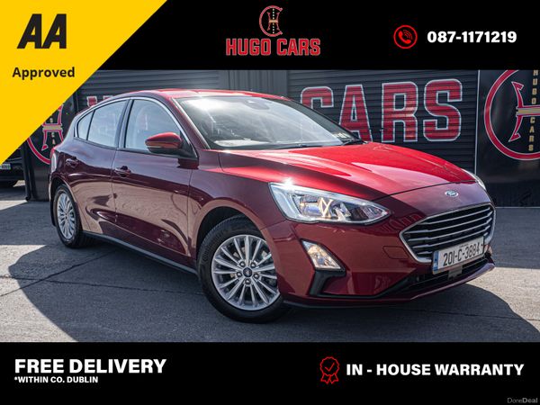 Ford Focus Hatchback, Petrol, 2020, Red