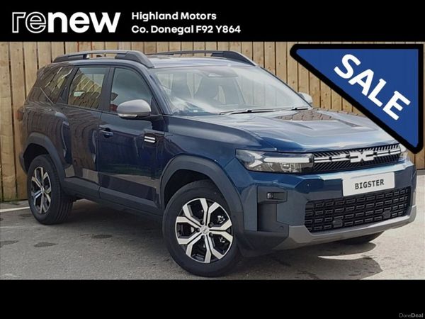 Dacia Bigster Hatchback, Petrol Hybrid, 2025, Blue