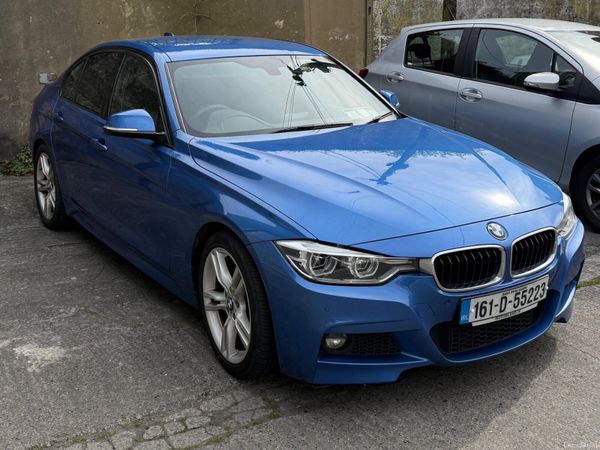 BMW 3-Series Saloon, Petrol Plug-in Hybrid, 2016, Blue