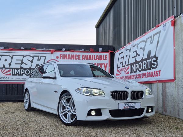 BMW 5-Series Estate, Petrol, 2012, White