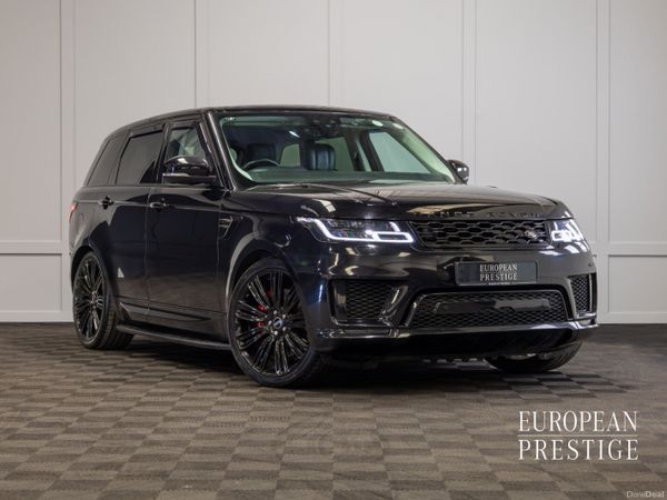 Land Rover Range Rover Sport SUV, Petrol Plug-in Hybrid, 2019, Black