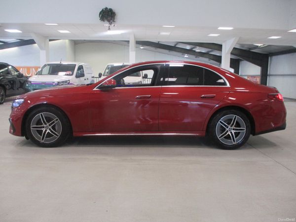 Mercedes-Benz E-Class Saloon, Diesel Hybrid, 2024, Red