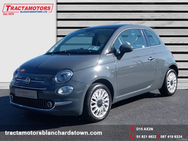 Fiat 500 Hatchback, Petrol, 2018, Grey