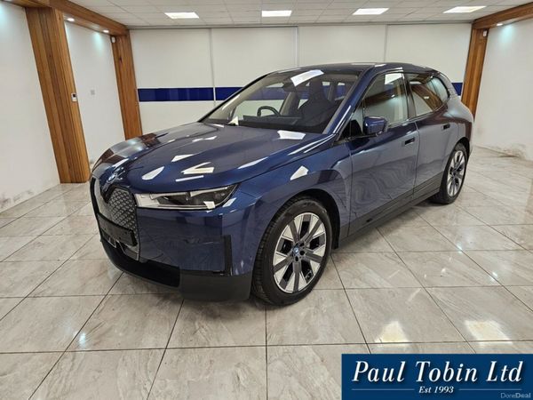 BMW iX SUV, Electric, 2024, Blue