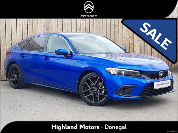 Honda Civic Hatchback, Petrol Hybrid, 2023, Blue