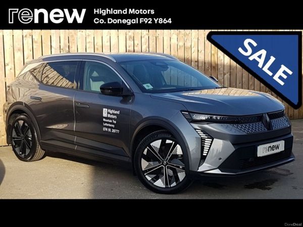 Renault Scenic MPV, Electric, 2026, Grey