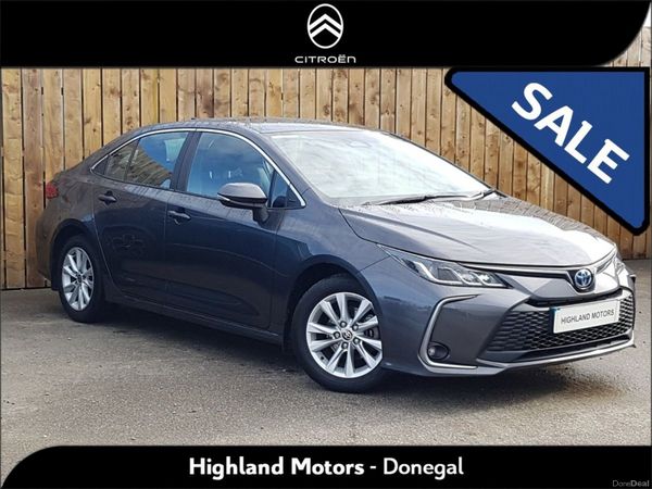 Toyota Corolla Saloon, Petrol Hybrid, 2023, Grey