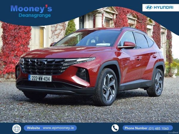 Hyundai Tucson SUV, Petrol Hybrid, 2022, Red