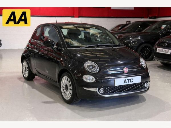 Fiat 500 Hatchback, Petrol Hybrid, 2023, Black