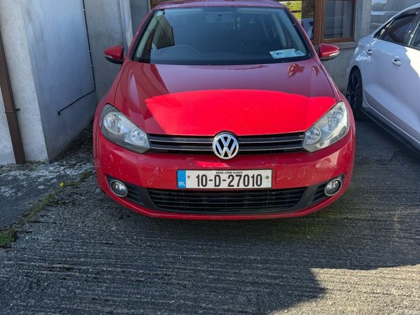 Volkswagen Golf Hatchback, Diesel, 2010, Red