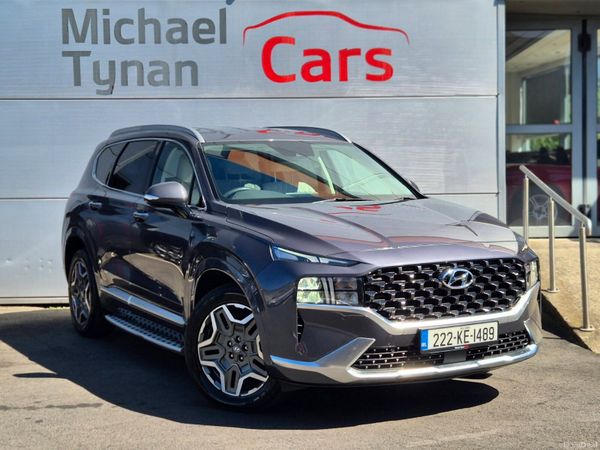 Hyundai Santa Fe SUV, Petrol Plug-in Hybrid, 2022, Blue