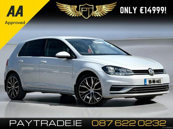Volkswagen Golf Hatchback, Diesel, 2018, Silver