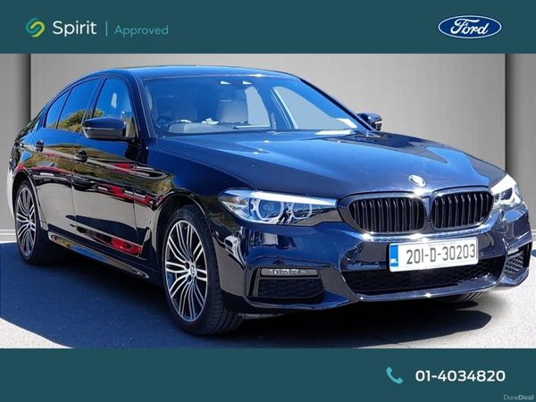 BMW 5-Series Saloon, Petrol Plug-in Hybrid, 2020, Black