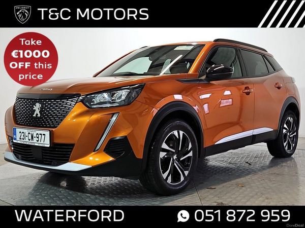 Peugeot 2008 SUV, Petrol, 2023, Orange
