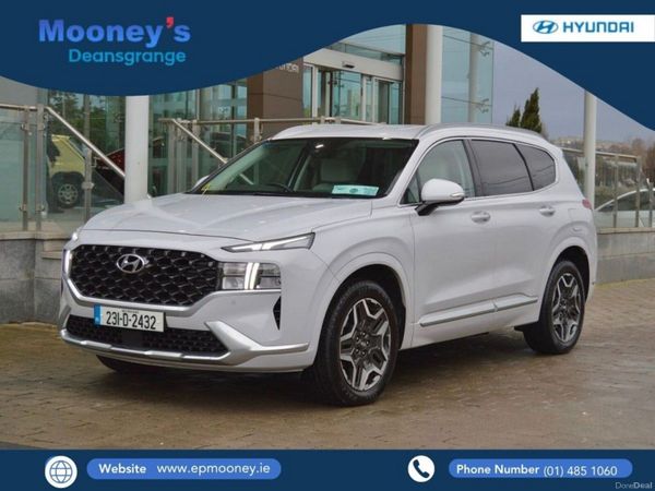 Hyundai Santa Fe SUV, Petrol Plug-in Hybrid, 2023, White
