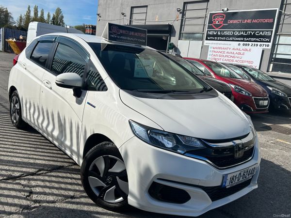 Honda Fit Hatchback, Petrol Hybrid, 2018, White
