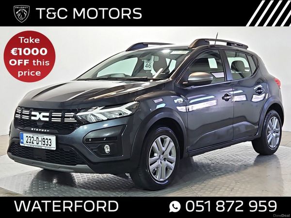 Dacia Sandero Stepway Hatchback, Petrol, 2023, Grey